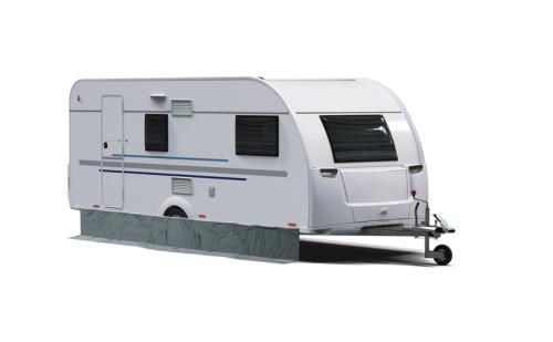 JUPE ANTI-VENT POUR CAMPING CAR ET CARAVANE 600X45cm