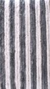 RIDEAU CHENILLE ANTI INSECTES POUR FOURGON - GRIS/BLANC - 120x185 cm