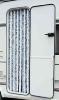 RIDEAU CHENILLE ANTI INSECTES - Gris/Blanc- 56x185 cm