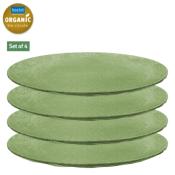 Assiette plate Koziol CLUB Ø26cm, lot de 4 vert Feuille