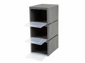 CASIER PLIANT CARBEST BOX 3 - 30xH75x40cm - 3 COMPARTIMENTS 