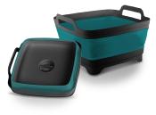 BASSINE PLIABLE AVEC 2 ANSES + SIPHON CAMP4 - ANTHRACITE ET BLEU 