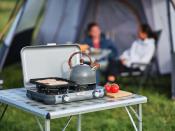 RECHAUD 2 FEUX CAMPINGAZ Kitchen 2 Grill&Go cartouche gaz Easy Clic