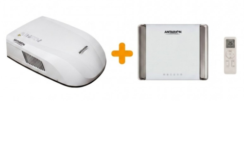 CLIMATISEUR DE TOIT 2650W Blanc ANTARION AVEC INVERTER ET POMPE A CHALEUR