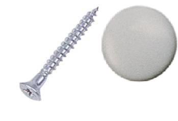 VIS A BOIS SPAX 4.5X40MM + CACHE GRIS CLAIR - boite de 20