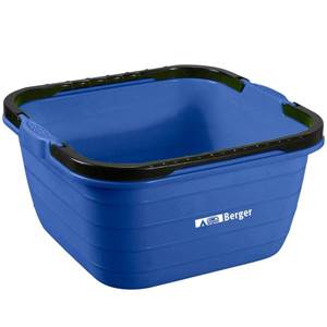 SEAU CARRE BERGER A 2 POIGNEES 13 L