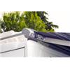 STORE CASSETTE FIAMMA F65S - 370cm - Boitier blanc -toile royal blue
