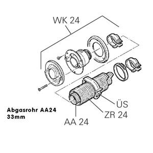 TUYAU ÉVACUATION AIR AA 24 pour TRUMATIC E2400