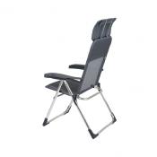 FAUTEUIL CLASSIC CRESPO GRIS AVEC APPUI-TÊTE REGLABLE