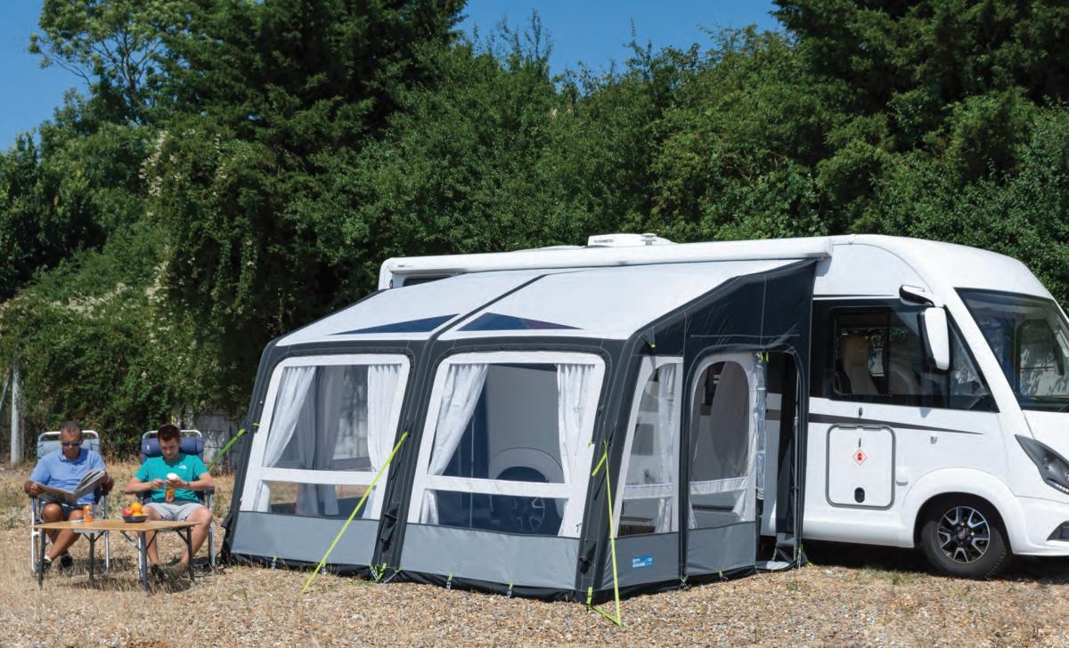 Auvent gonflable à air pour camping-car inférieur et camping-car