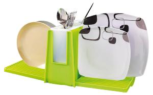 EGOUTTOIR PLIANT WING coloris vert 27 x 21,5 x 12 cm