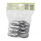 6 SUPPORTS RESSORT POUR VERRES