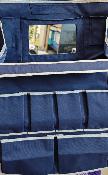 RANGEMENT PLIANT BLEU CAPRI 42x68cm