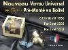 VERROU UNIVERSEL IMC 1956 - FIXATION SUR LA TRANCHE