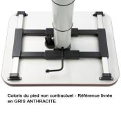 PIED DE TABLE TELESCOPIQUE 335/710mm PLATEAU COULISSANT