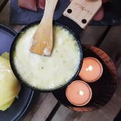 COFFRET RACLETTE / FONDUE A LA BOUGIE 4 PERSONNES