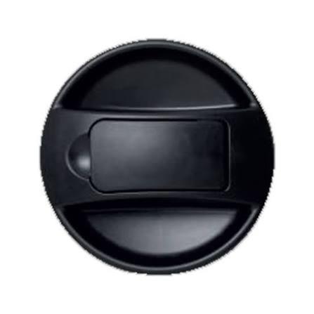 BOUCHON DE RESERVOIR NOIR AVEC CLAPET DE FERMETURE - SANS CYLINDRE