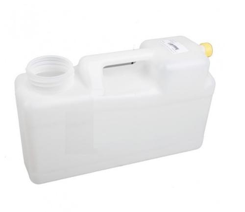 BIDON JERRICAN A COL LARGE EXTRA PLAT DIN96 12L - 42x12x26 cm 