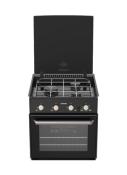 CUISINIERE TRIPLEX THETFORD - 3 FEUX GAZ, GRILL ET FOUR - 463x500xH468mm