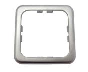 CADRE INTERRUPTEUR SIMPLE PRESTO - ARGENTE - LOT DE 2 