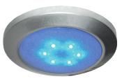 SPOT EN SAILLIE 12 LED + 3 LED BLEUE, TACTILE SANS INTERRUPTEUR 69mm
