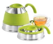 BOUILLOIRE PLIABLE INOX / SILICONE 1.5Litre OUTWELL VERTE