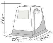 AUVENT ARRIERE DE HAYON UPGRADE 2 POUR VW T5/T6/SPACE TOURER