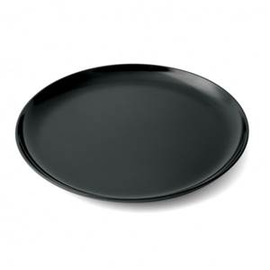 ASSIETTE PLATE 24CM MELAMINE PLASTOREX - NOIRE