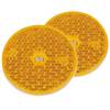 CATADIOPTRE ROND DIAM. 72 mm JAUNE - LOT DE 2