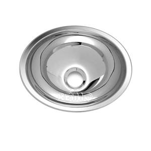 LAVABO ENCASTRABLE OVAL EN INOX 34 X 27 cm