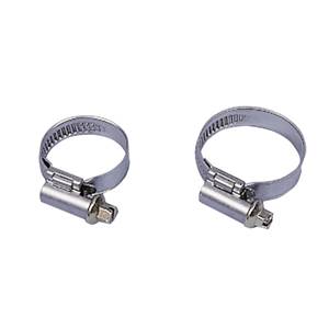 COLLIERS DE SERRAGE PLATS Ø19mm POUR TUYAU Ø16-25mm - LOT DE 2 