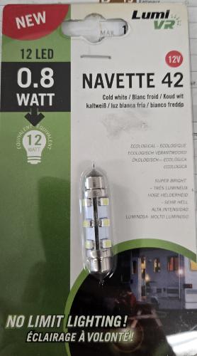 NAVETTE 15X42cm 18W blanc froid