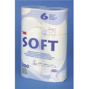 PAPIER TOILETTE FIAMMA SOFT - 6 ROULEAUX