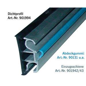 RAIL PLAT 43mm DOUBLE JONC ALUMINIUM 3m (2x1.50m)