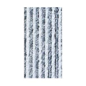 RIDEAU CHENILLE ANTI INSECTES - Gris/Blanc- 100x200 cm