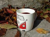 TASSE MUG VW COLLECTION DECOR BULLI ROUGE