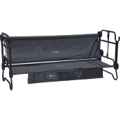 Disc-O-Bed L - LITS DE CAMP SUPERPOSABLES 201 x 70 cm ANTHRACITE