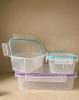 LOT DE 3 BOITES PLASTIQUES ÉTANCHE SNAPWARE (6 PIÈCES)