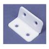 4 CHARNIERES PLASTIQUE BLANC