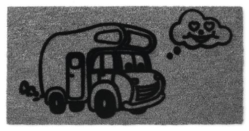 TAPIS D'ENTREE 50X25cm DECOR CAMPING-CAR