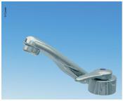 MITIGEUR MONO-LEVIER FLORENZ PLASTIQUE CHROME AVEC BEC 14.5 CM