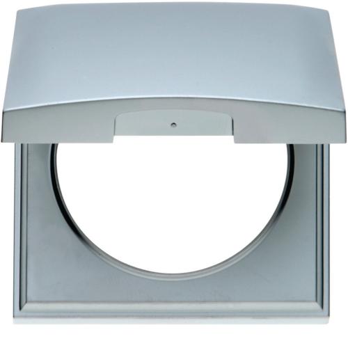 CADRE DE FINITION SIMPLE AVEC COUVERCLE BERKER INTEGRO - CHROME MAT