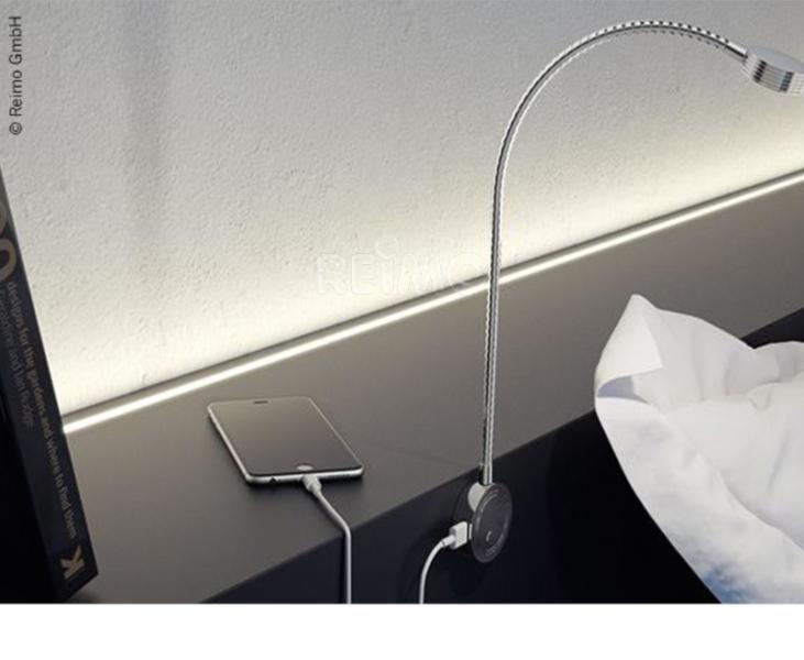 Innox LITE-USB-C col de cygne à LED USB, blanc froid