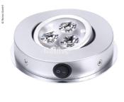 PLAFONNIER LED pour montage en saillie, 3x1W, 80lm 3SMD, Ø105mm, H24mm