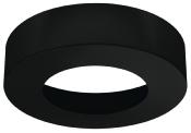 Boîtier de support rond/haut noir mat pour 835801