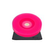 CAPUCHON DE VERRE  PIED MAGNETIQUESNANO-GEL-PAD ROSE SILWY