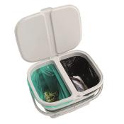 POUBELLE 2 BACS TRI SELECTIF PLIABLE OUTWELL 45,5x34x10/28cm