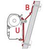 ADAPTATEUR B pour Fiamma F45S/F45TiL/ZIP