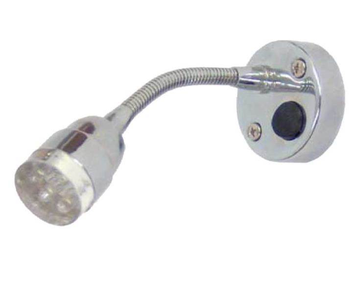 Homyl 12V 2W LED Lampe de Lecture de Bureau Maison V/éhicule Argent