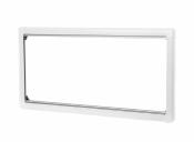 CADRE INTERIEUR CARBEST BLANC AVEC MOUSTIQUAIRE ET OCCULTANT  POUR FENETRE BATTANTE COMFORT 900x500 MM